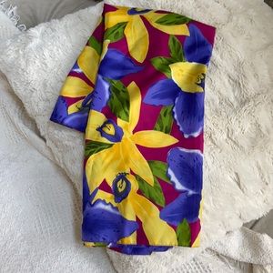 Floral scarf